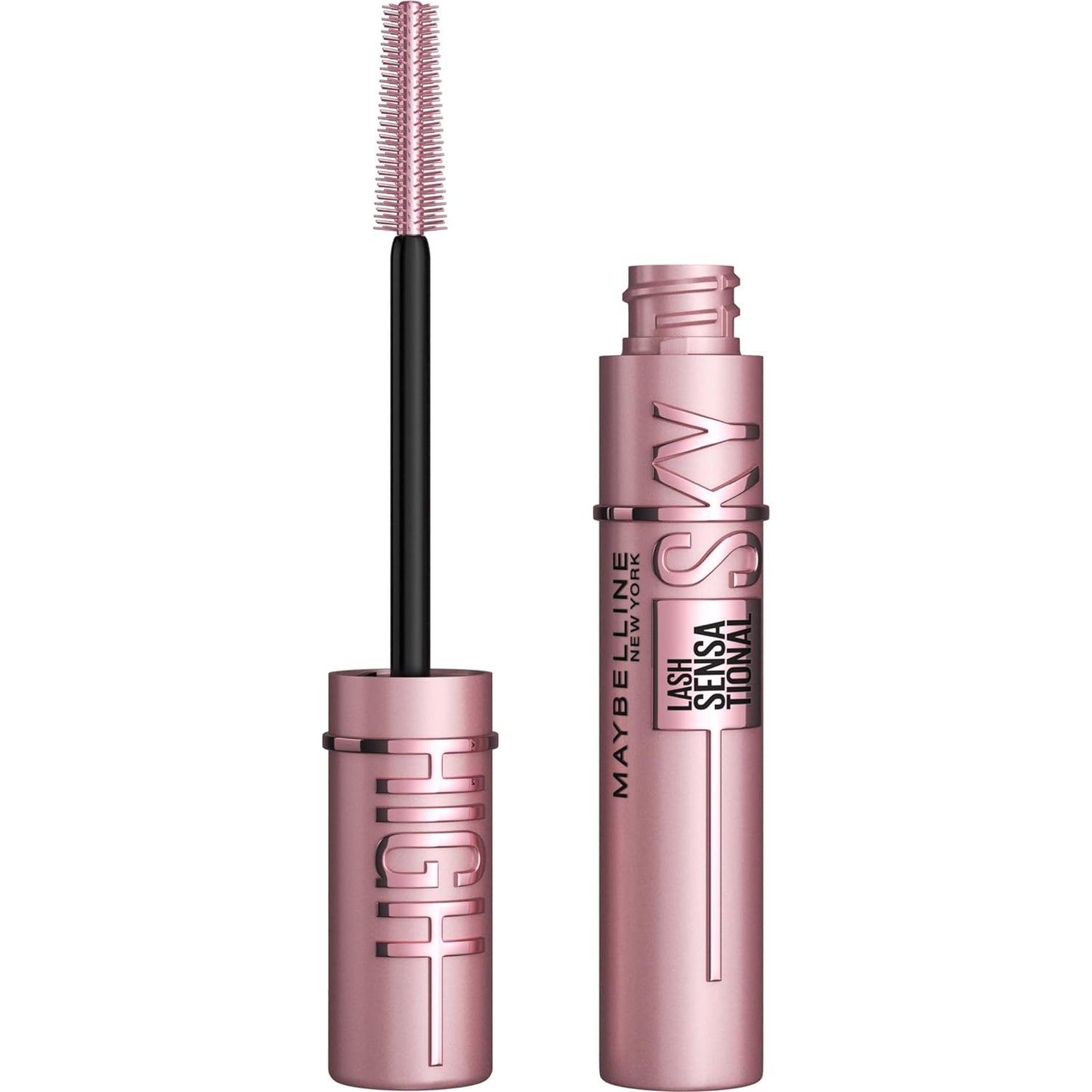 Lash Sensational Sky High Washable Mascara Makeup, Volumizing, Lengthening, Defining, Curling, Multiplying, Buildable Formula, Very Black, 1 Count