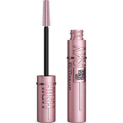 Lash Sensational Sky High Washable Mascara Makeup, Volumizing, Lengthening, Defining, Curling, Multiplying, Buildable Formula, Very Black, 1 Count