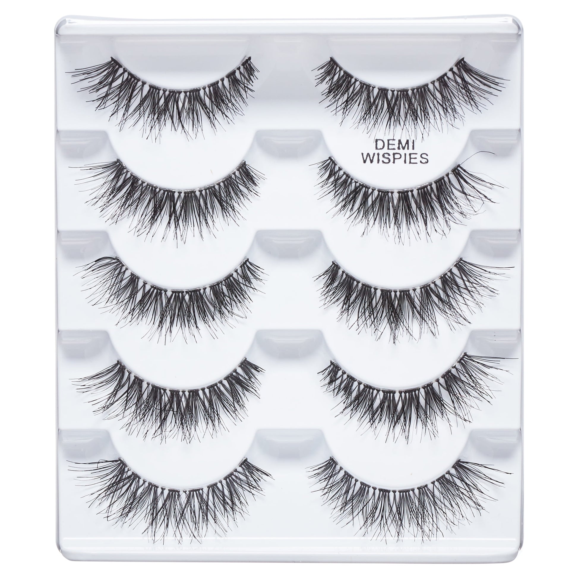 Go Glam Multi Pack Lashes, Demi Wispie, 5 Pairs