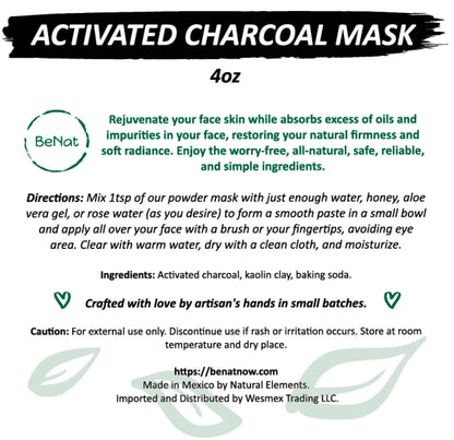 Activated Charcoal Mask 