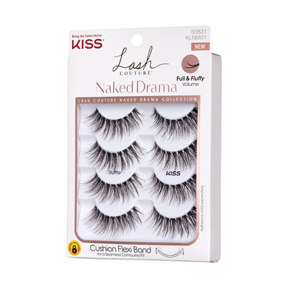 Lash Couture Naked Drama Eyelashes Multipack, ‘Ruffle’, 4 Pairs