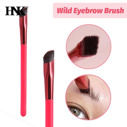 1Pc Wild Eyebrow Brush Square Stereoscopic Painting Hairline Eyebrow Paste Artifact Eyebrow Brush Brow Makeup Brush