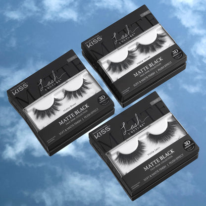 Lash Couture Matte Black Faux Mink, Matte Velvet, False Eyelashes